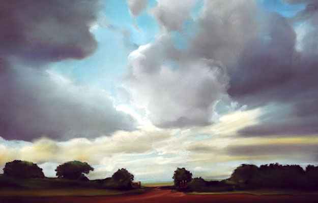 Fine Art Pastel ~ Sally Phillips ~ Beach Road
