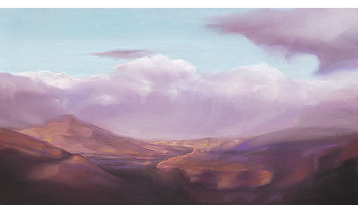 Fine Art Pastel ~ Sally Phillips ~ Going Southwest